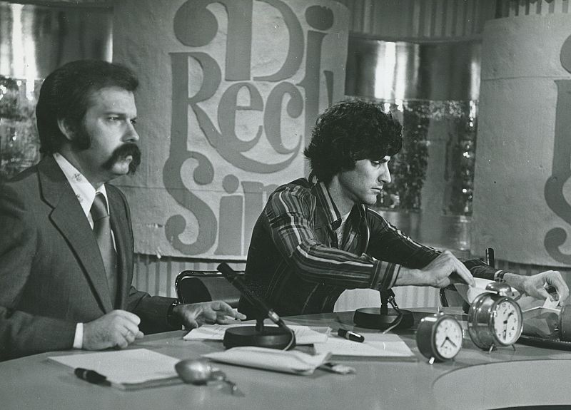 Foto del programa Directísimo que se realizaba en el Estudio 1 (1975-1976)