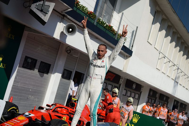 Hamilton no tiene rival en el GP de Hungría.