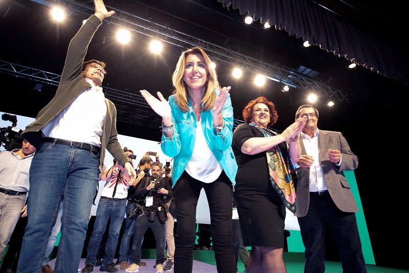 Susana Díaz comienza la campaña electoral en Granada