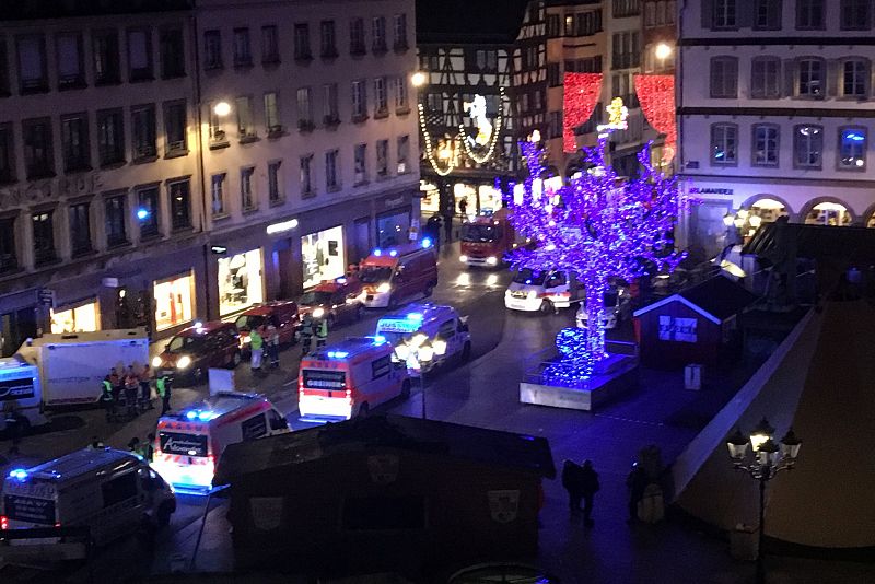 Tiroteo en el centro de Estrasburgo