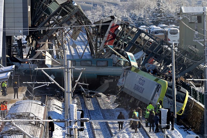 Accidente ferroviario en Ankara