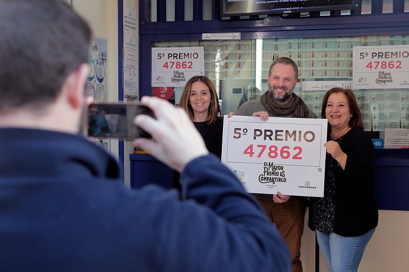 El quinto premio, el 47.862, ha caído en Foios (Valencia)