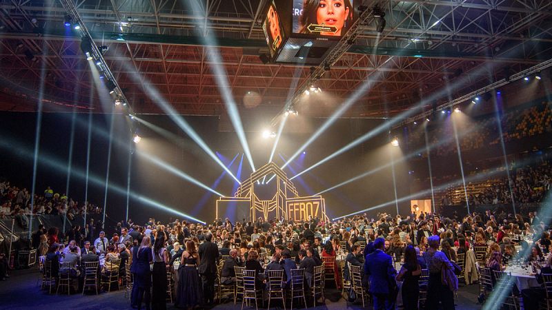 Un momento de la gala de los Premios Feroz que ha reunido al mejor cine español