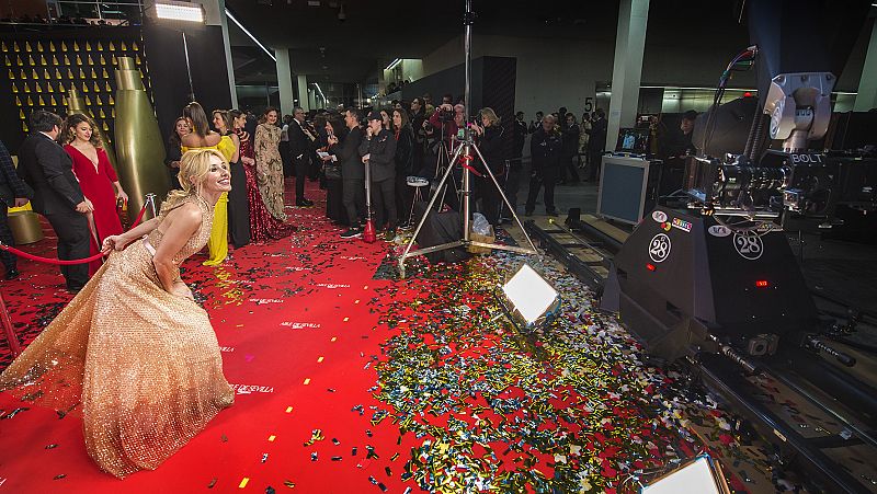 Goya 2019 - Cayetana Guillén Cuervo en la cámara glamour de RTVE