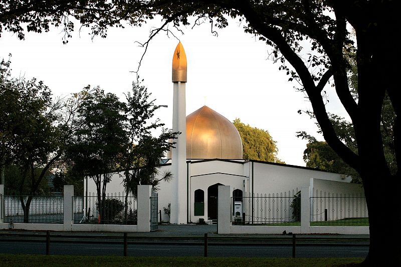 La mezquita atacada