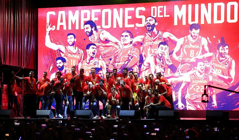 España, campeona del Mundo de baloncesto.