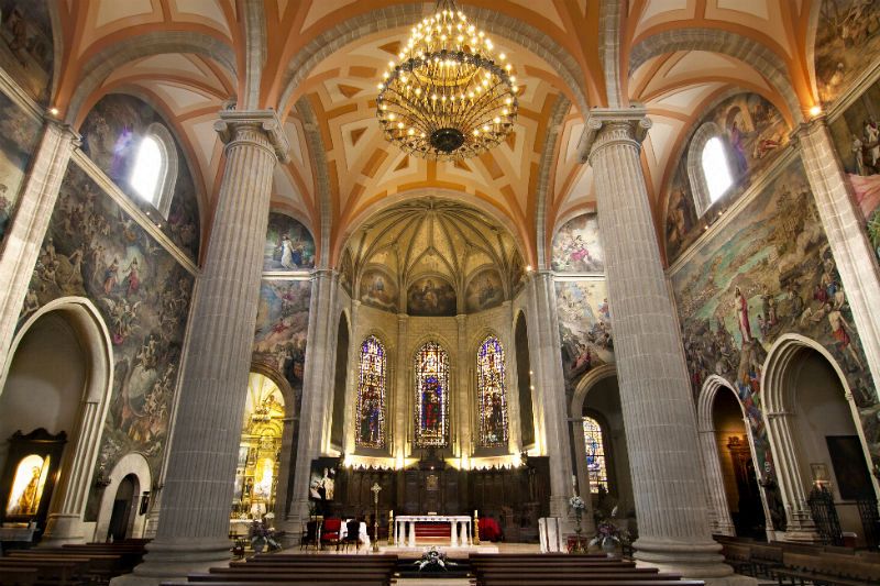Interior de la catedral de Albacete.