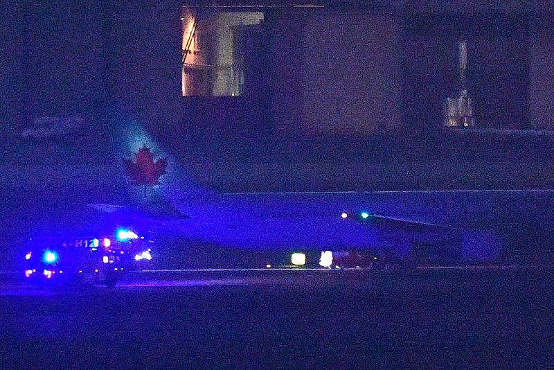 Aterrizaje de emergencia: el avión de Air Canada aterriza sin problemas en Barajas
