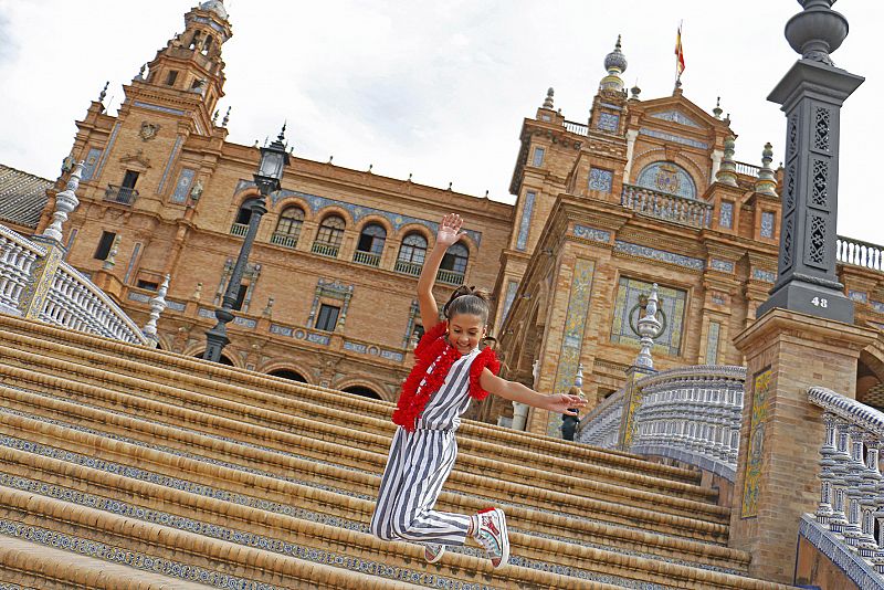 Soleá en Plaza de España de Sevilla