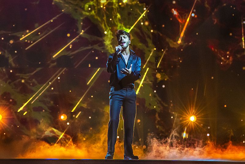 El primer ensayo de Blas Cantó en Eurovisión 2021
