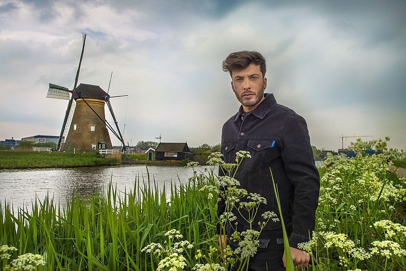 Blas Cantó en Kinderdijk