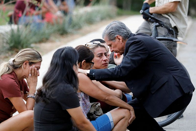 El tiroteo en una escuela de Texas, en imágenes