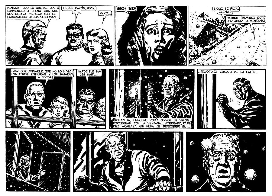 Página de 'El eternauta', de Oesterheld y Solano López