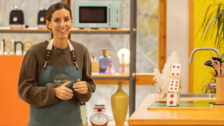 Ana Boyer durante el segundo programa de 'Bake Off: Famosos al horno'