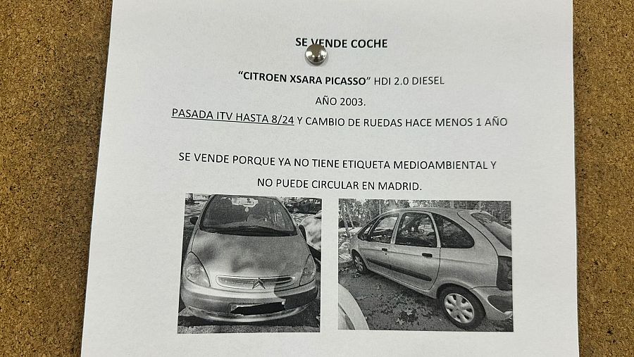 Imagen del anuncio de María José.