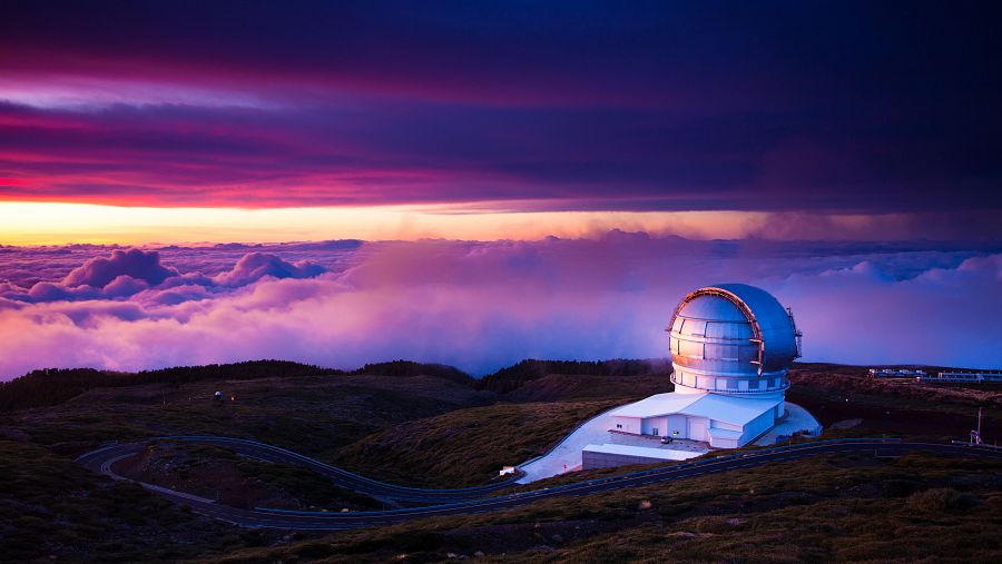 Telescopio Grantecan, ubicado en La Palma