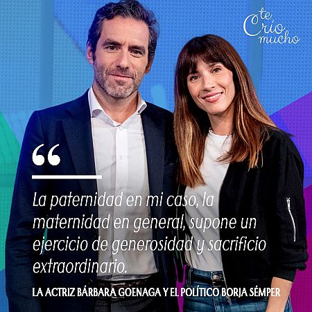 La actriz Bárbara Goenaga y el político Borja Sémper