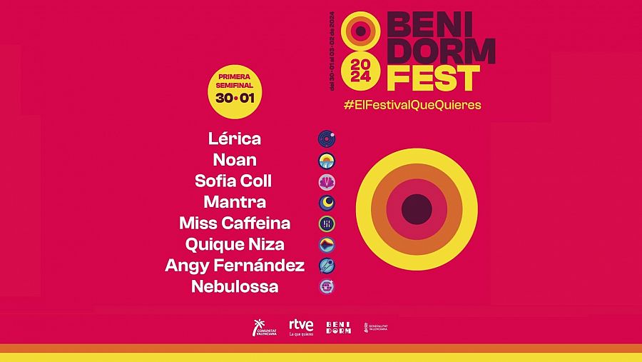 Benidorm Fest 2024: Artistas y orden de actuación