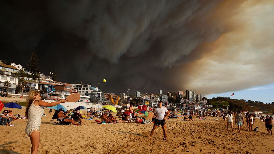 Decretado el estado de excepción por los incendios en Valparaíso