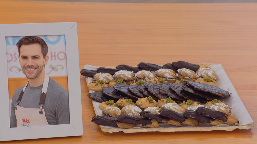 Imagen de la receta ''pastas del té de las 5'' elaborada por Marc Clotet en 'Bake Off'