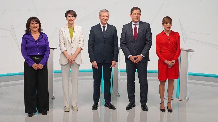 Debate a cinco de las elecciones gallegas de 2024
