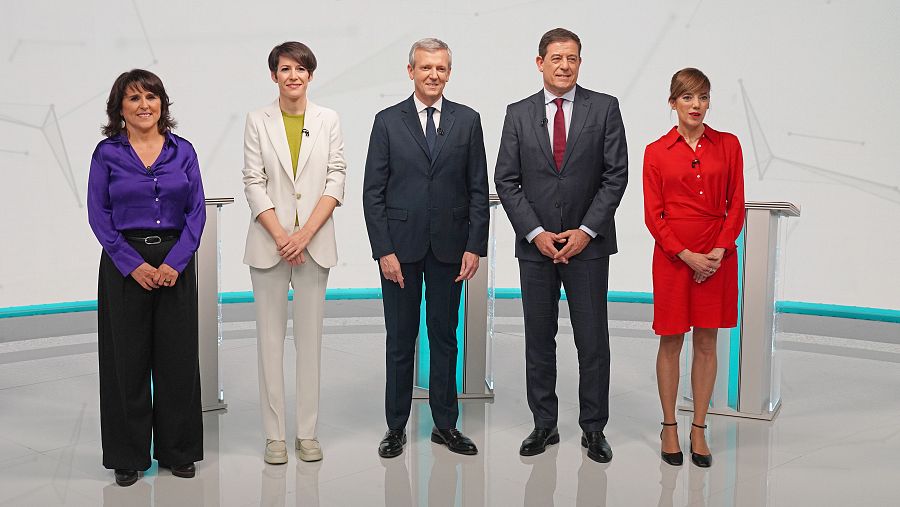 Debate a cinco de las elecciones gallegas de 2024