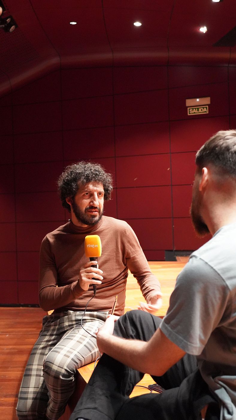 Marwan durante la entrevista con RTVE.es