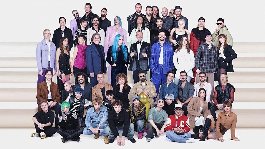 Participantes del Festival de Sanremo 2024 / Sorrisi e Canzoni TV