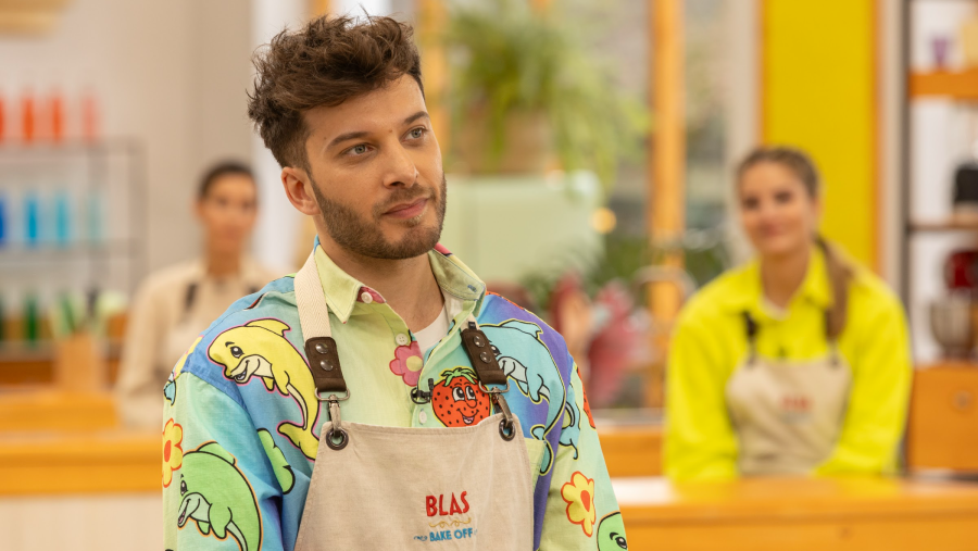 Imagen del concursante Blas Cantó en 'Bake Off: Famosos al horno'