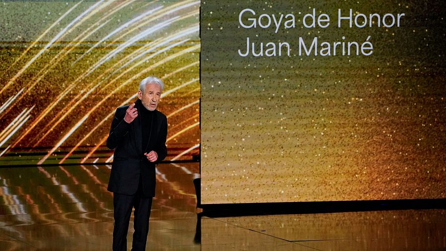Goya 2024, mejores imágenes: Juan Mariné, ganador del Goya de Honor