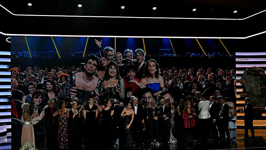 Goya 2024, las mejores imágenes: celebración al final de la gala