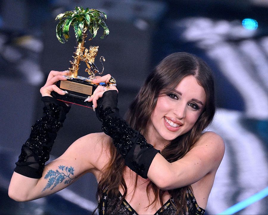 Angelina Mango gana la 74º edición del Festival de Sanremo / EFE/EPA/ETTORE FERRARI