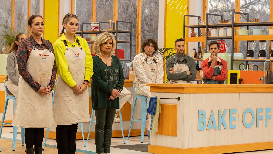 imagen de Yolanda, Terelu y Alba en la fase de eliminación de 'Bake Off'