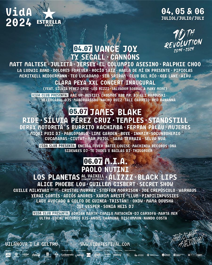 festival vida 2024 cartel