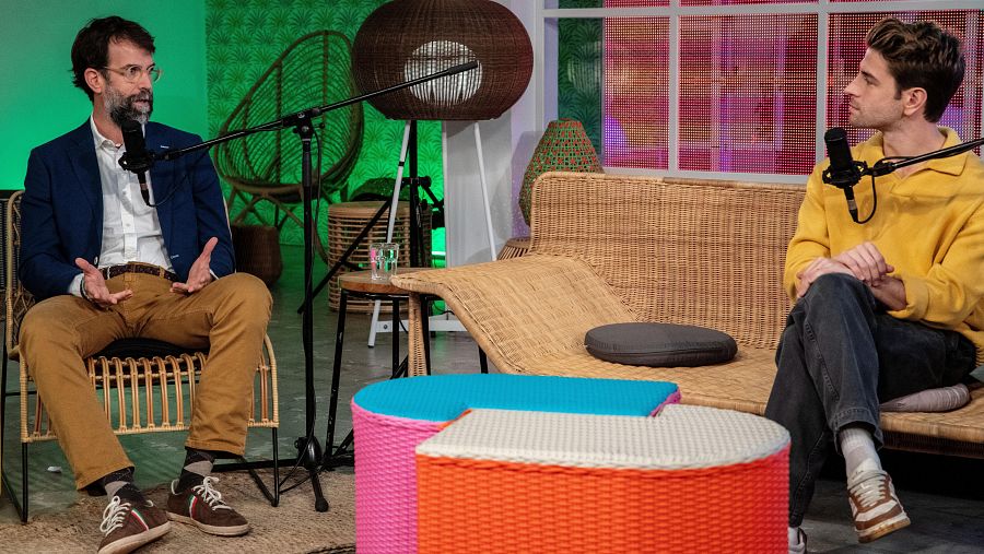 Rafa Guerrero y Mario Marzo en el video podcast 'Te crío mucho'