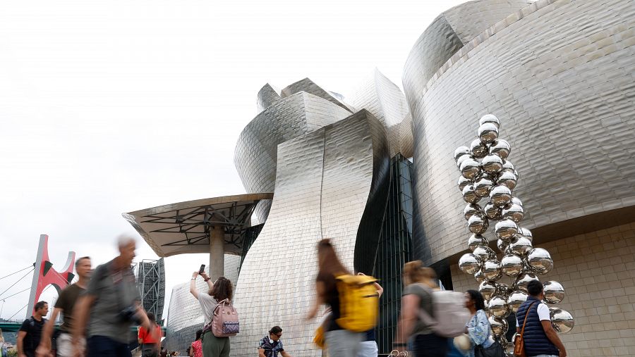 El Museo Guggenheim de Bilbao.