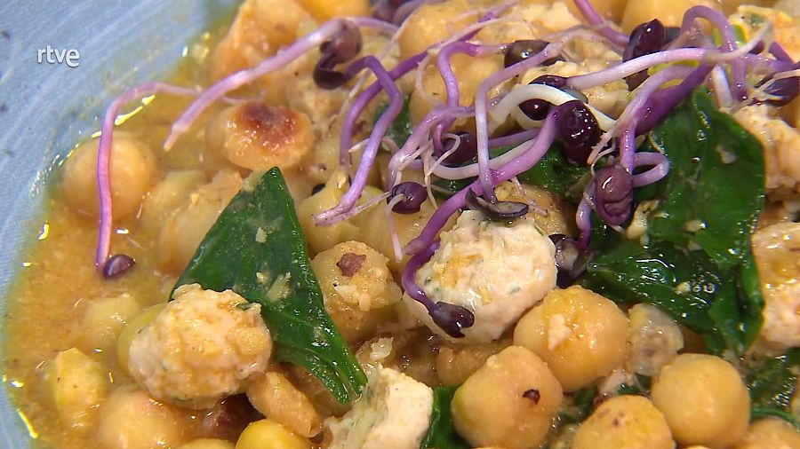 Receta de potaje de garbanzos