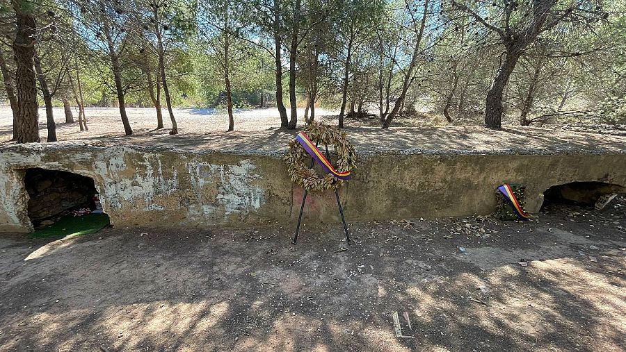 Paredón en Paterna donde se producían los fusilamientos
