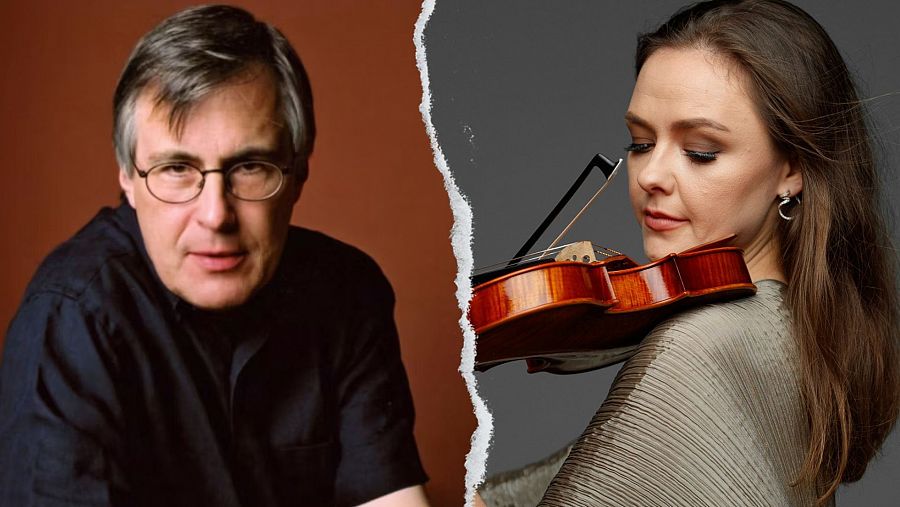Alexandra Conunova (violín) y Christian Zacharias