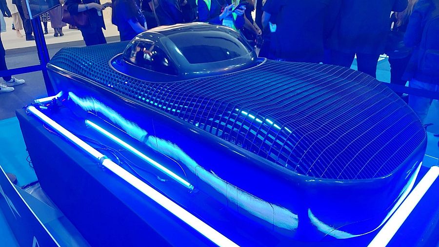 Este es el prototipo de coche volador de la empresa americana Alef Aeronautics, una propuesta de futuro para descongestionar las carreteras.
