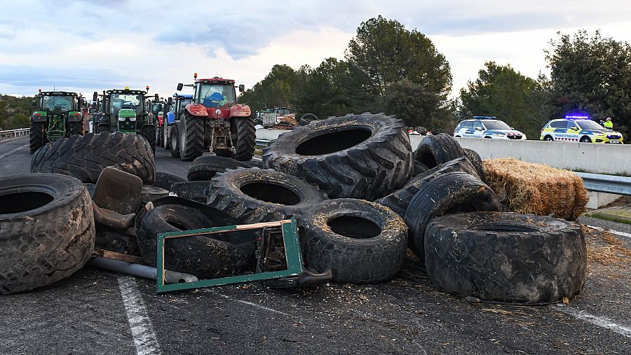 Tractoradas en Cataluña