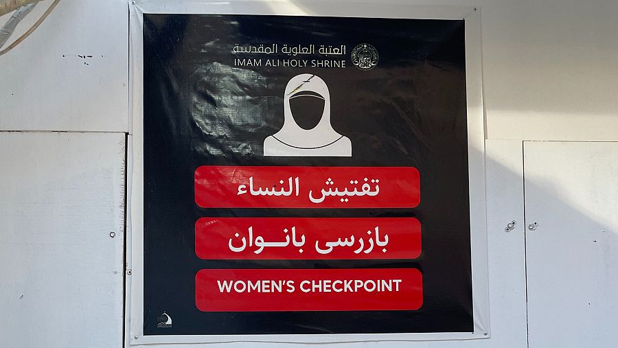 Un checkpoint femenino en Irak