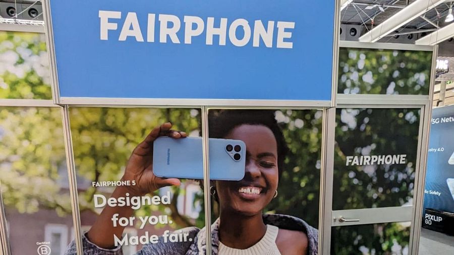 Estand de Fairphone en el Mobile World Congres.