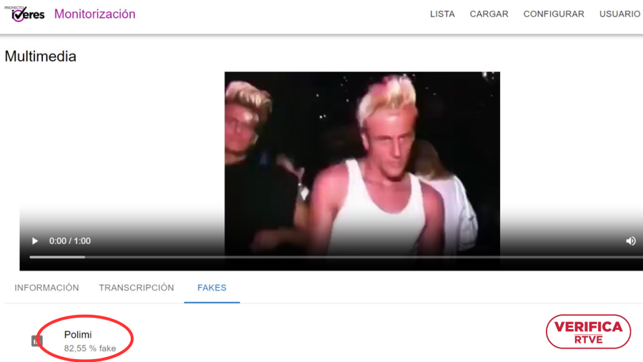Análisis de la herramienta de detección de contenido generado mediante inteligencia artificial del Proyecto IVERES