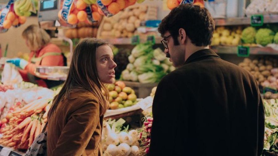 María Rodríguez Soto y David Verdaguer, en 'Los días que vendrán' RTVE