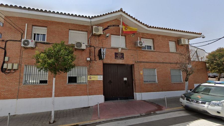 Cuartel de la Benemérita en la gaditana localidad de Barbate