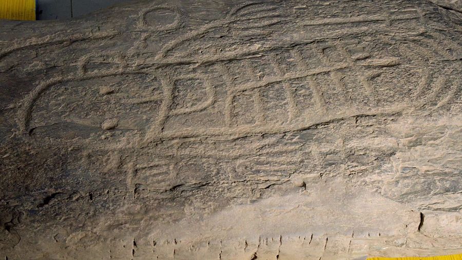 La estela curiosa de Cañaveral de León.