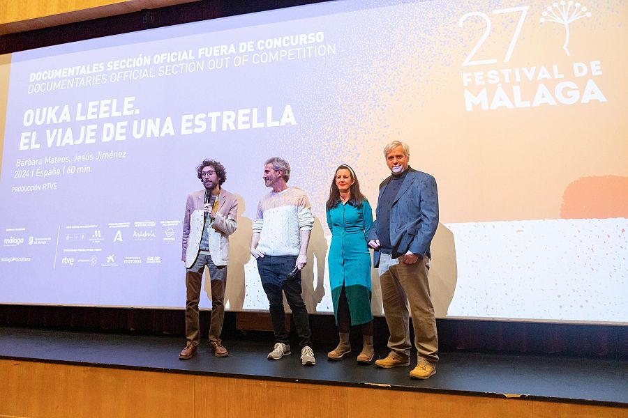 Presentación de 'Ouka Leele. El viaje de una estrella' en el Festival de Málaga