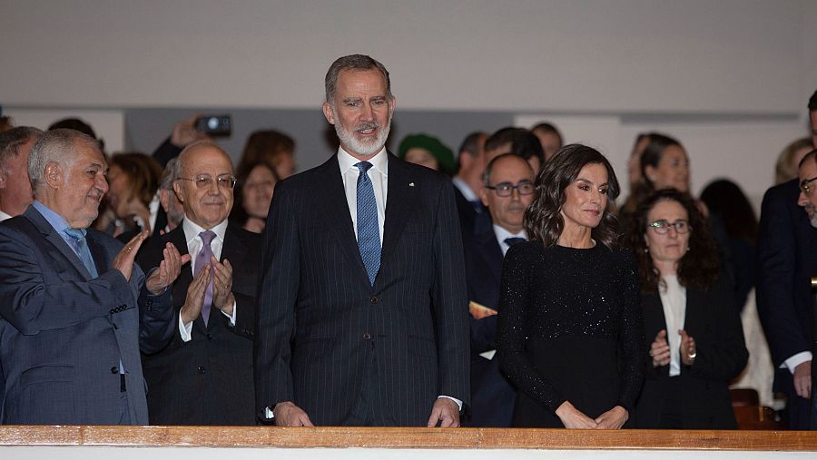 Los reyes en el concierto de la Orquesta y coro RTVE In Memoriam
