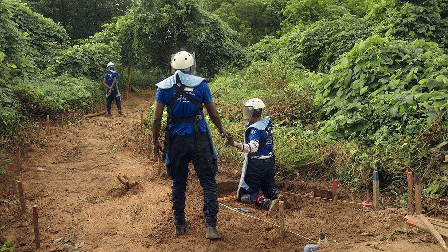 El Tratado de Otawa prohibía la fabricación, el almacenamiento y la transferencia de minas terrestres antipersona